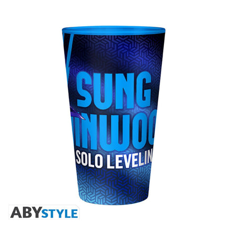 Solo Leveling Premium Large Glass 400ml Sung Jinwoo