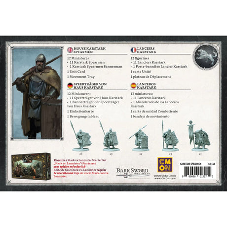 Song of Ice & Fire Karstark Spearmen