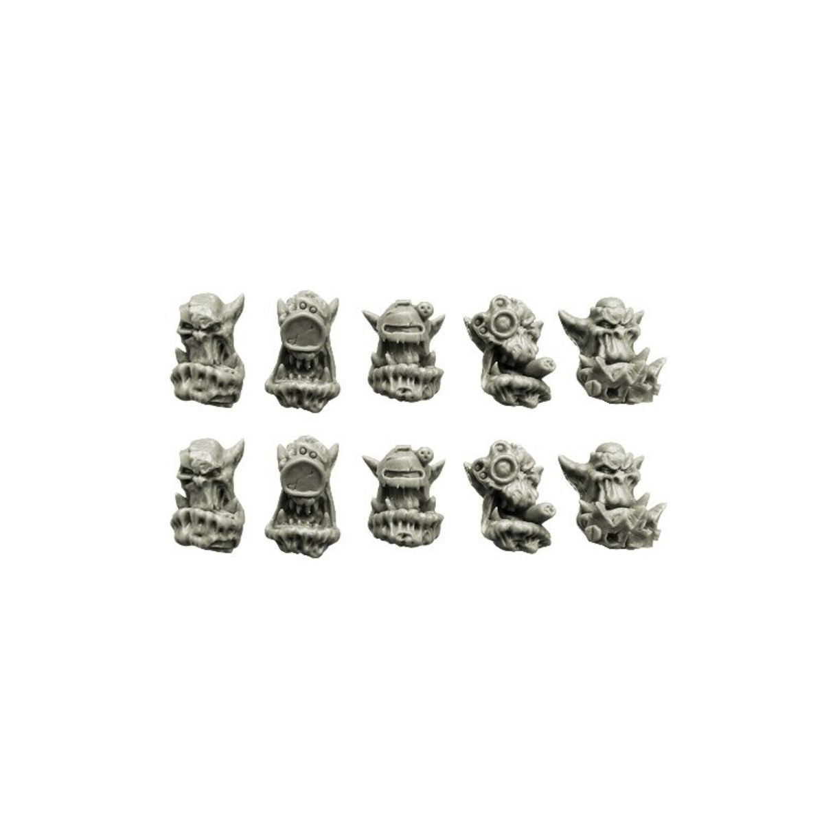 Spellcrow Ork Bulky Cyber Heads