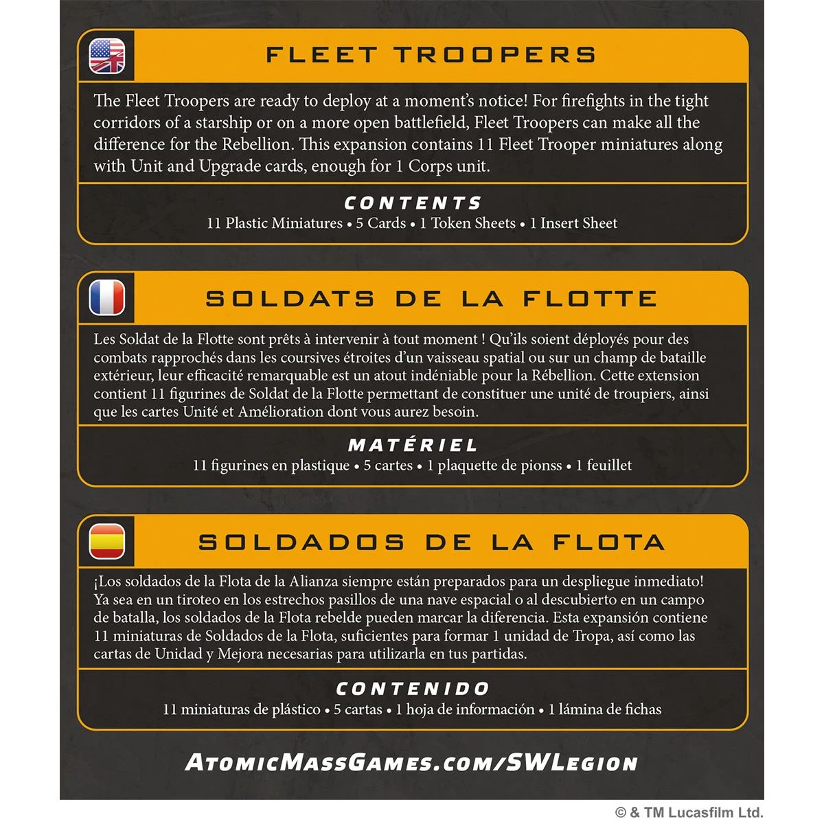 Star Wars Legion - Fleet Troopers