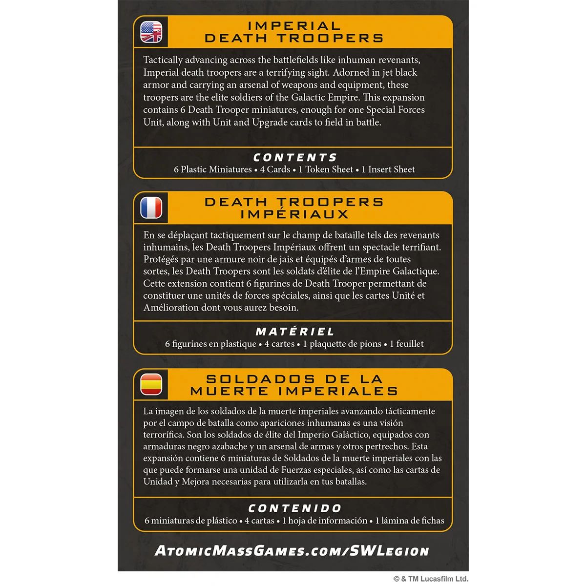 Star Wars Legion - Imperial Death Troopers