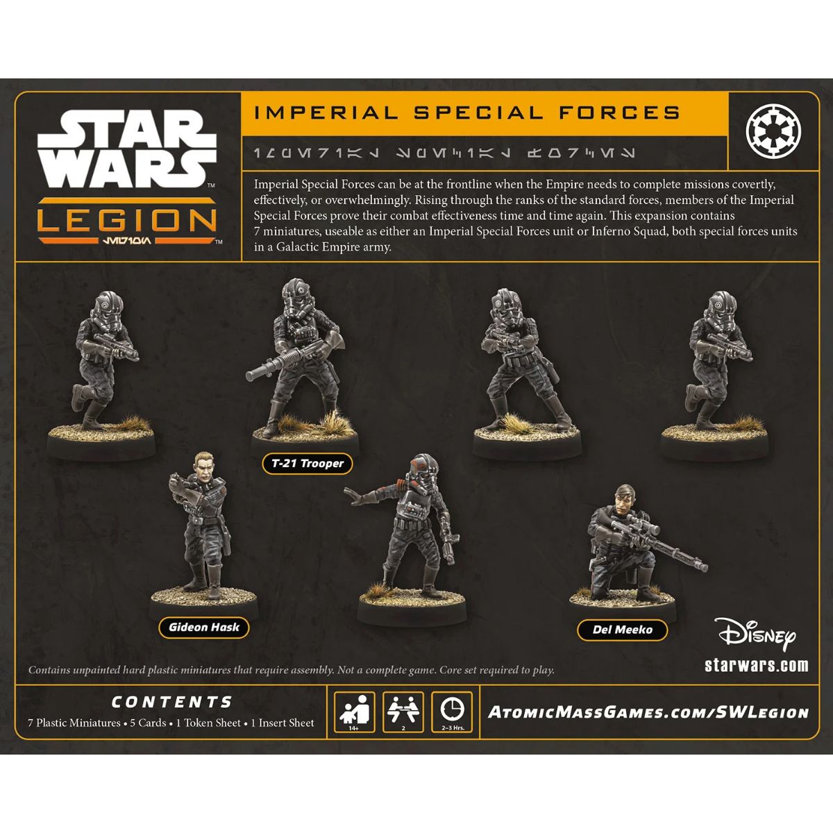 Star Wars Legion Imperial Special Forces