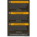 Star Wars Legion - Republic Specialists