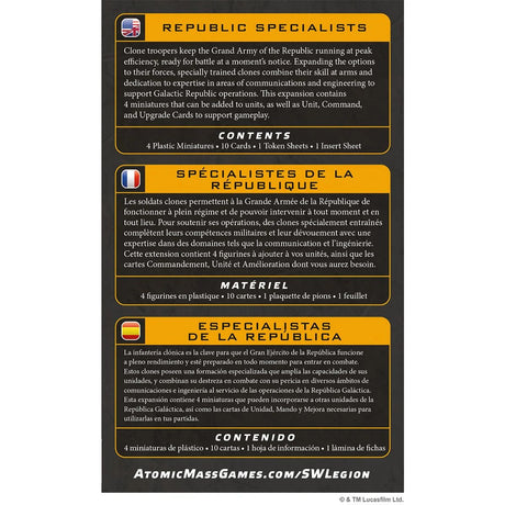 Star Wars Legion - Republic Specialists
