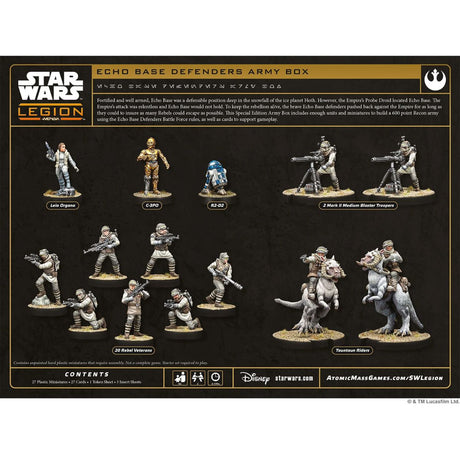 Star Wars Legion Echo Base Defenders Army Box Special Edition