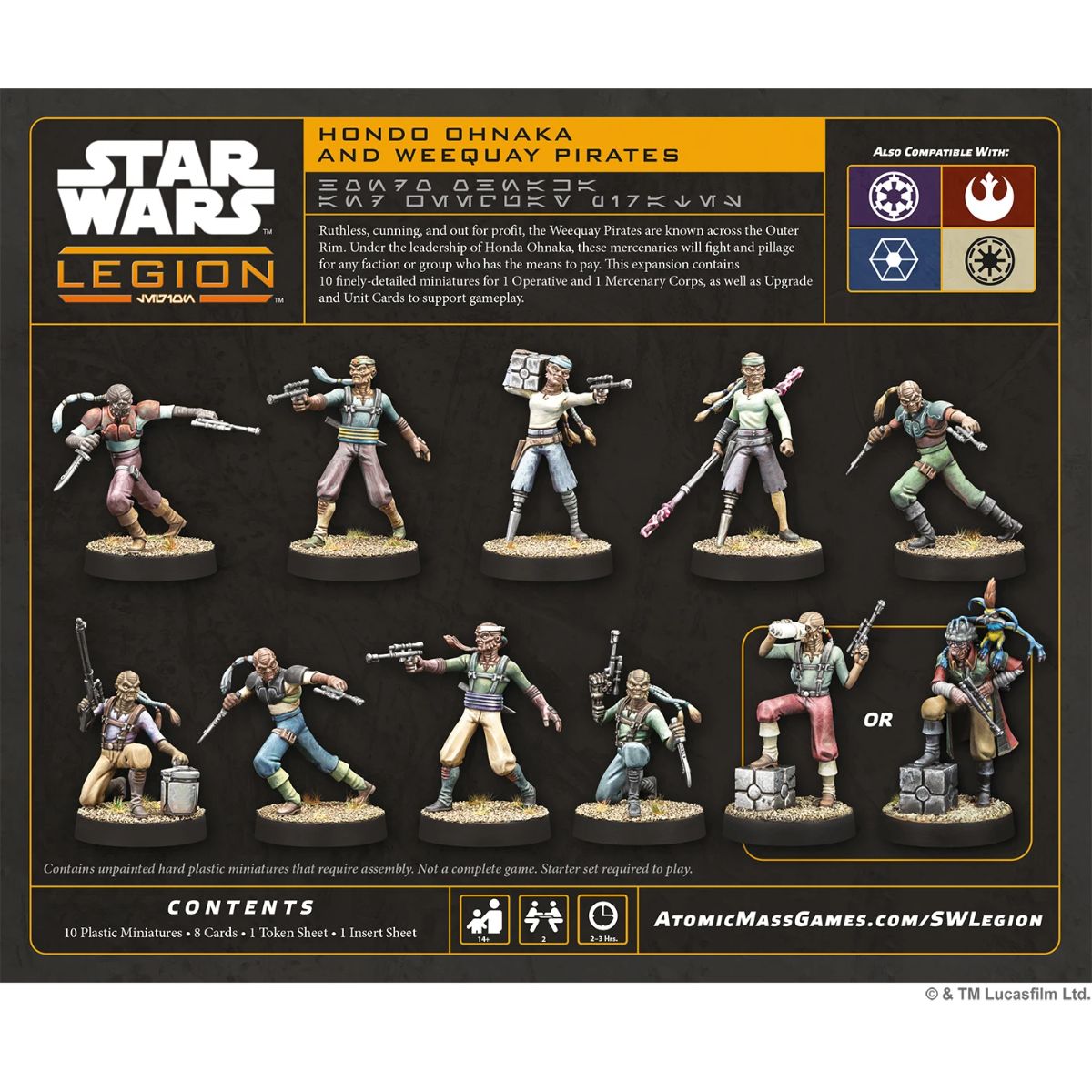 Star Wars Legion Hondo Ohnaka And Weequay Pirates
