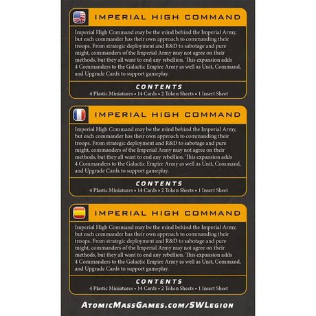 Star Wars Legion Imperial High Command