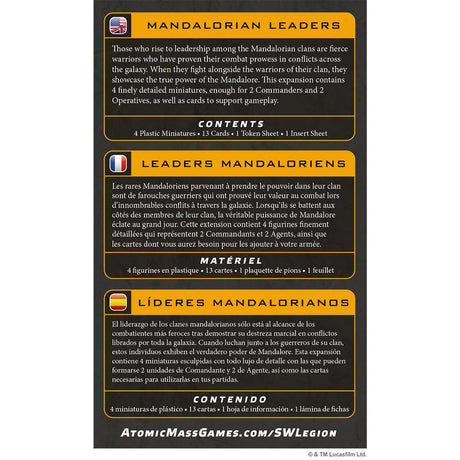 Star Wars Legion Mandalorian Leaders