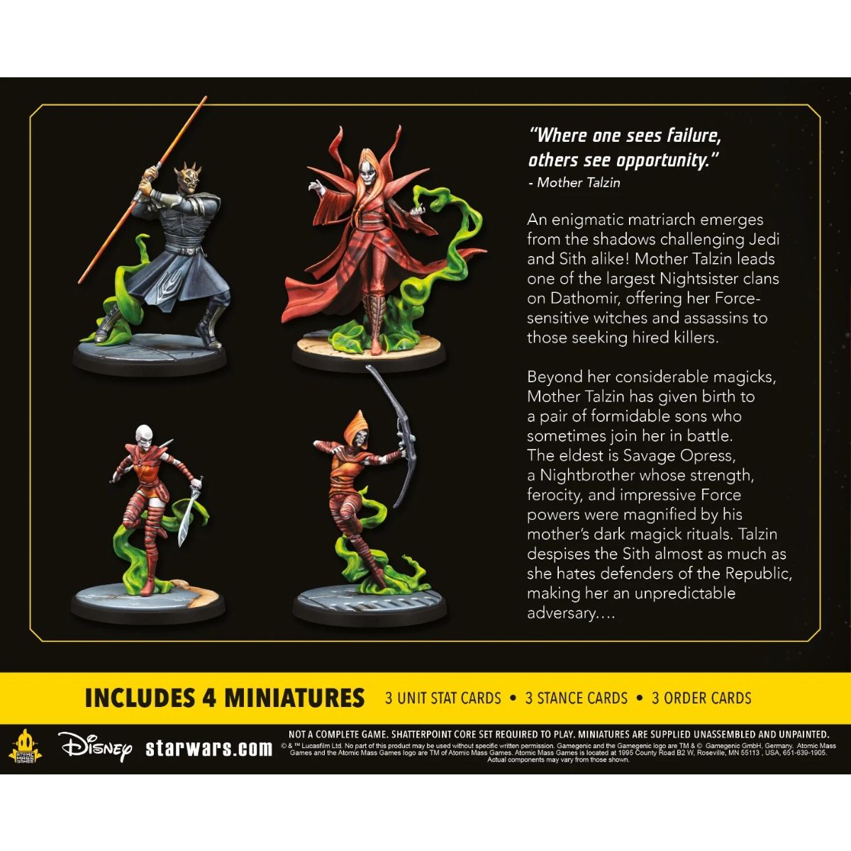 Star Wars Shatterpoint Witches of Dathomir