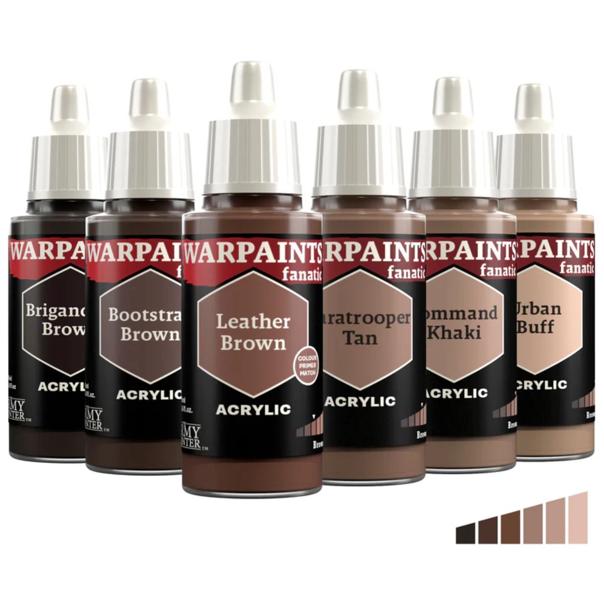 The Army Painter Warpaints Fanatic Browns Bundle