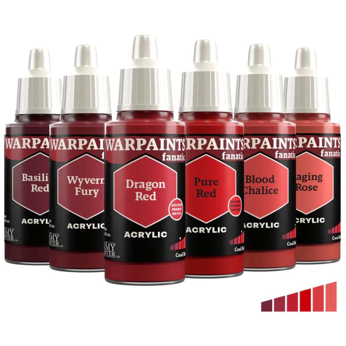 The Army Painter Warpaints Fanatic Cool Reds Bundle