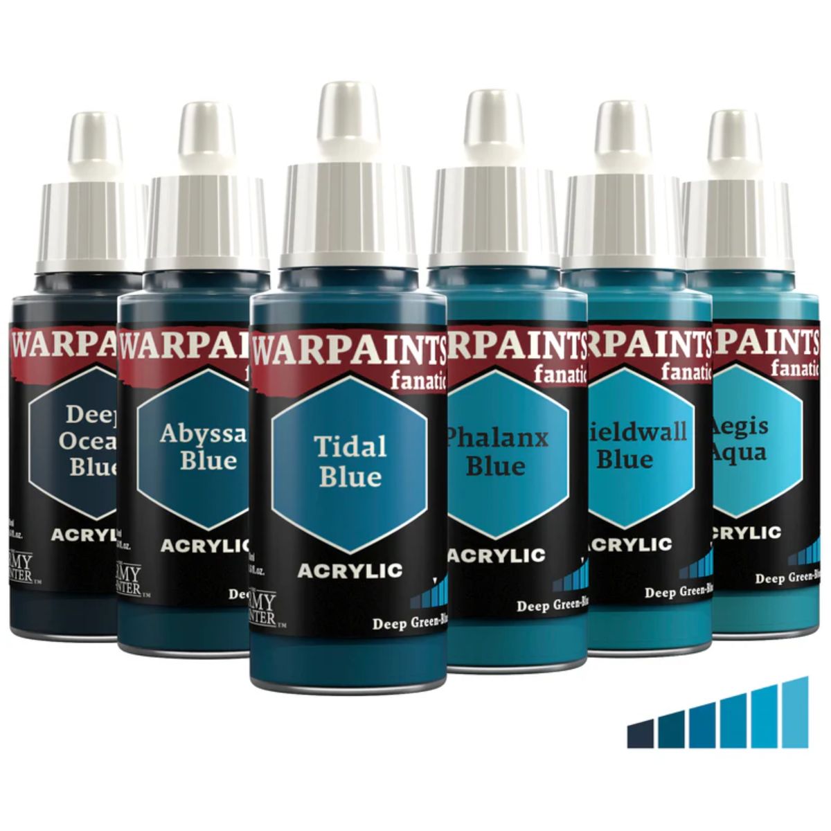 The Army Painter Warpaints Fanatic Deep Green Blues Bundle