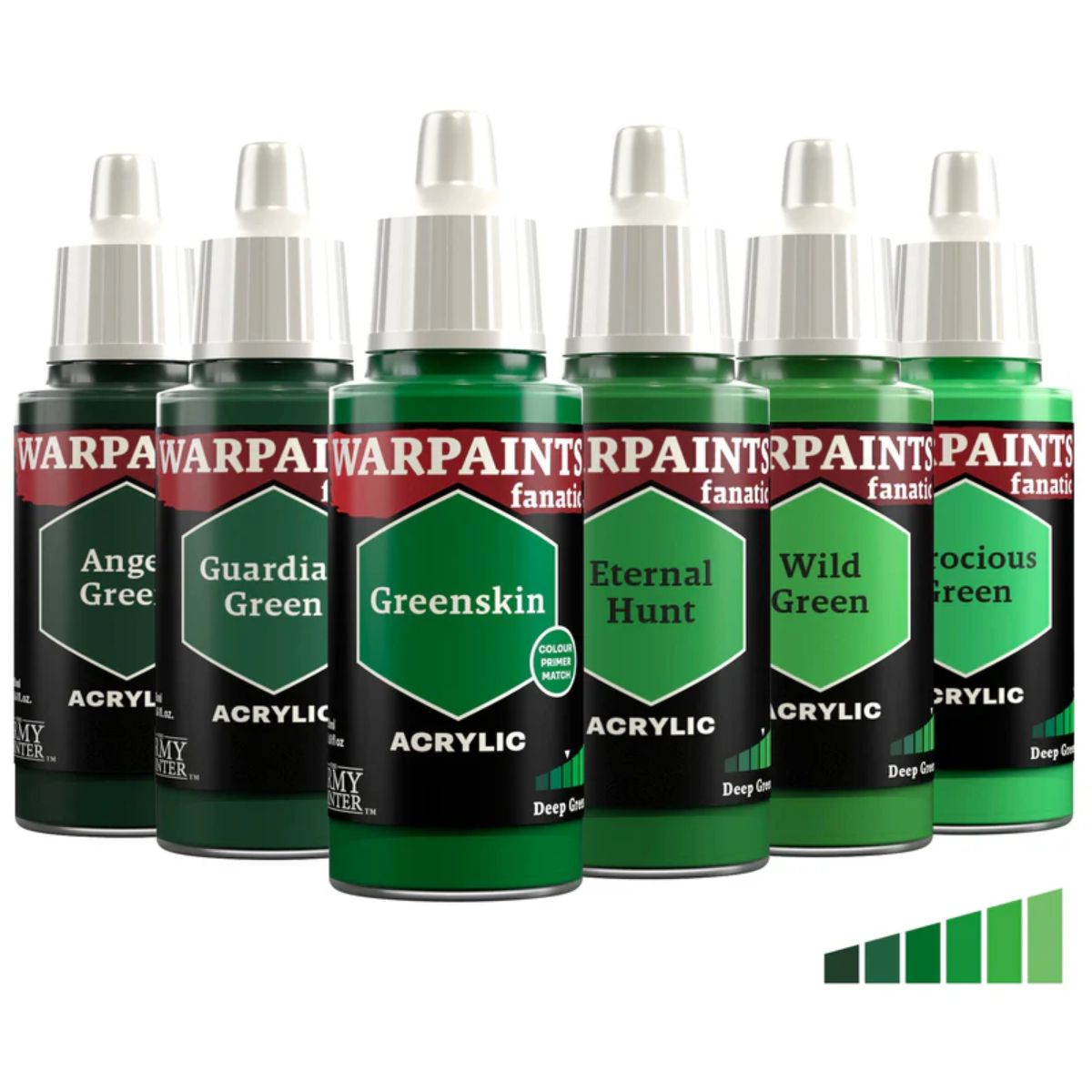The Army Painter Warpaints Fanatic Deep Green Bundle