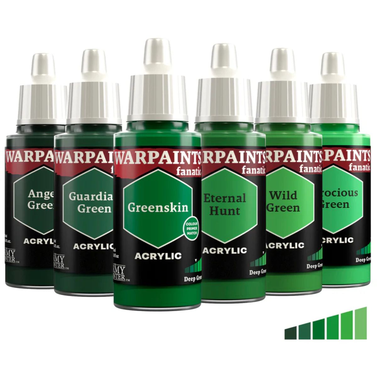 The Army Painter Warpaints Fanatic Deep Greens Bundle