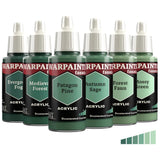 The Army Painter Warpaints Fanatic Desaturated Cool Greens Bundle