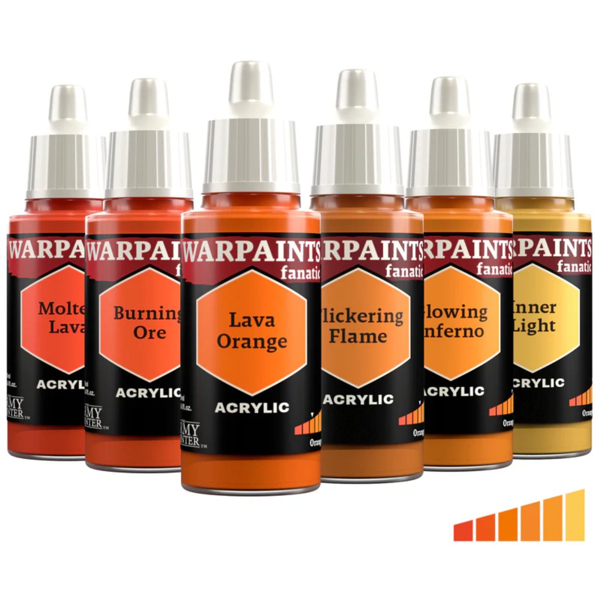 The Army Painter Warpaints Fanatic Orange Bundle