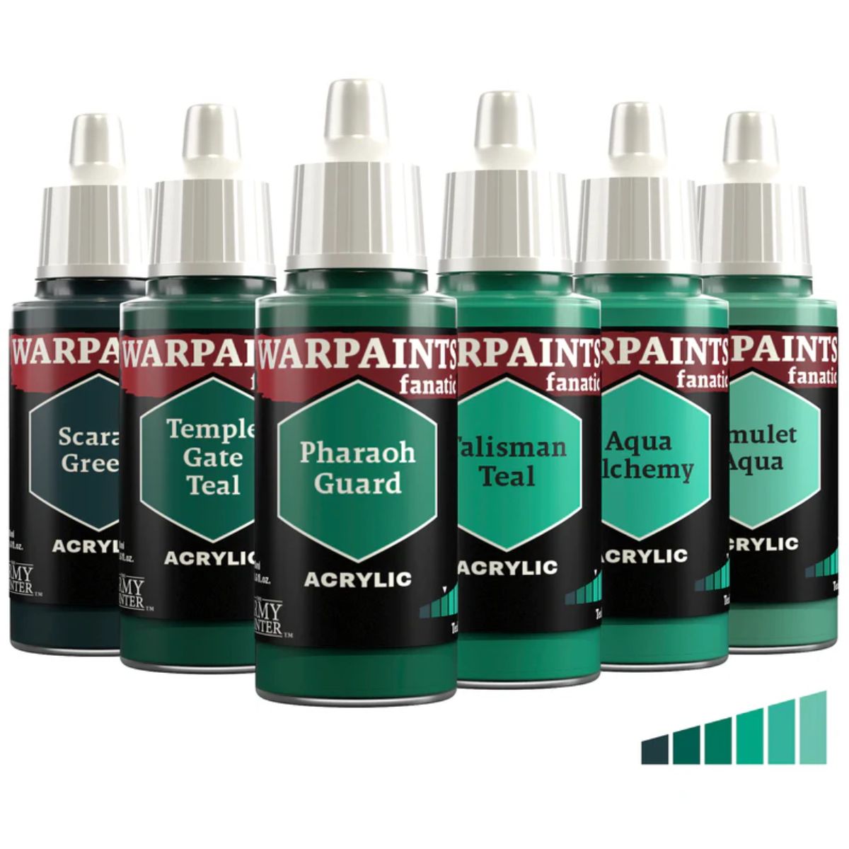 The Army Painter Warpaints Fanatic Teals Bundle