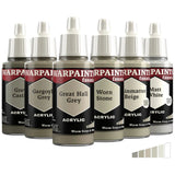 The Army Painter Warpaints Fanatic Warm Greys & White Bundle