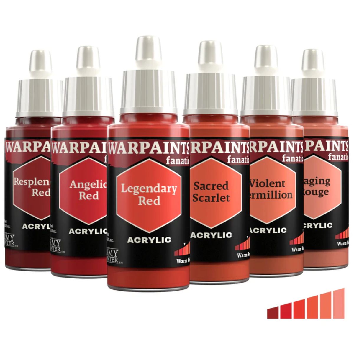 The Army Painter Warpaints Fanatic Warm Red Bundle