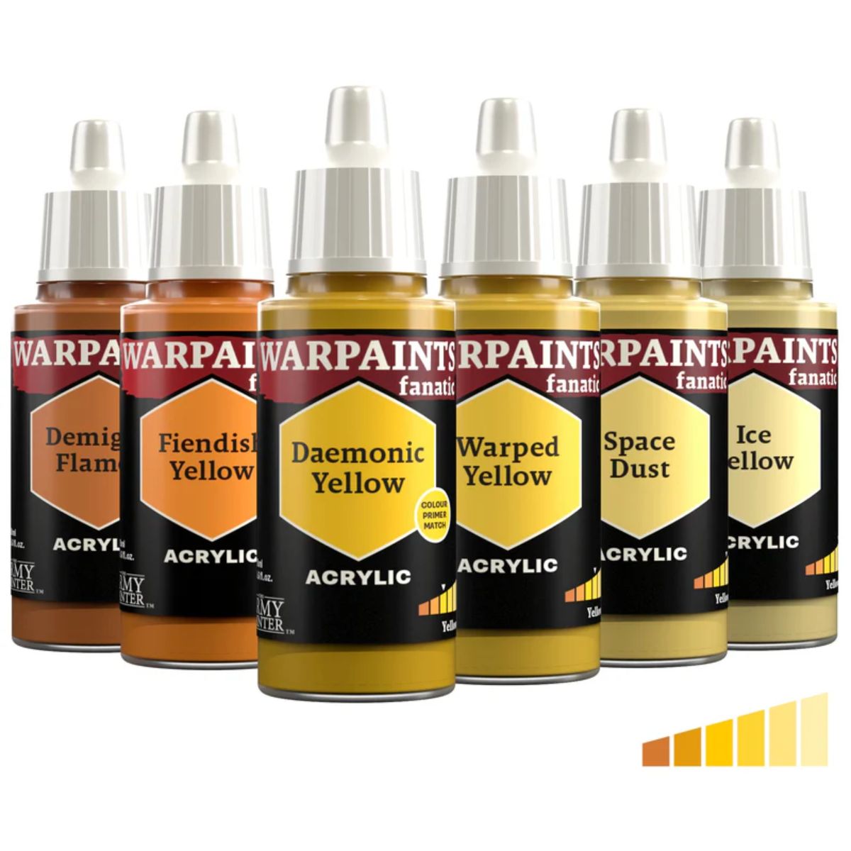 The Army Painter Warpaints Fanatic Yellow Bundle