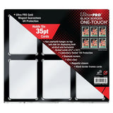 Ultra Pro: 35PT 6-Card Black Border UV ONE-TOUCH Magnetic Holder