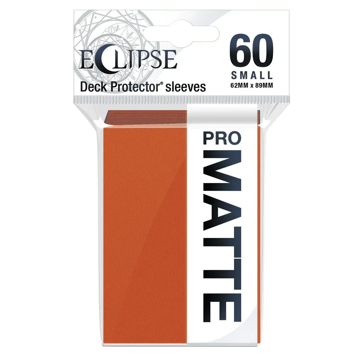 Ultra Pro Eclipse Matte Small Sleeves Pumpkin Orange