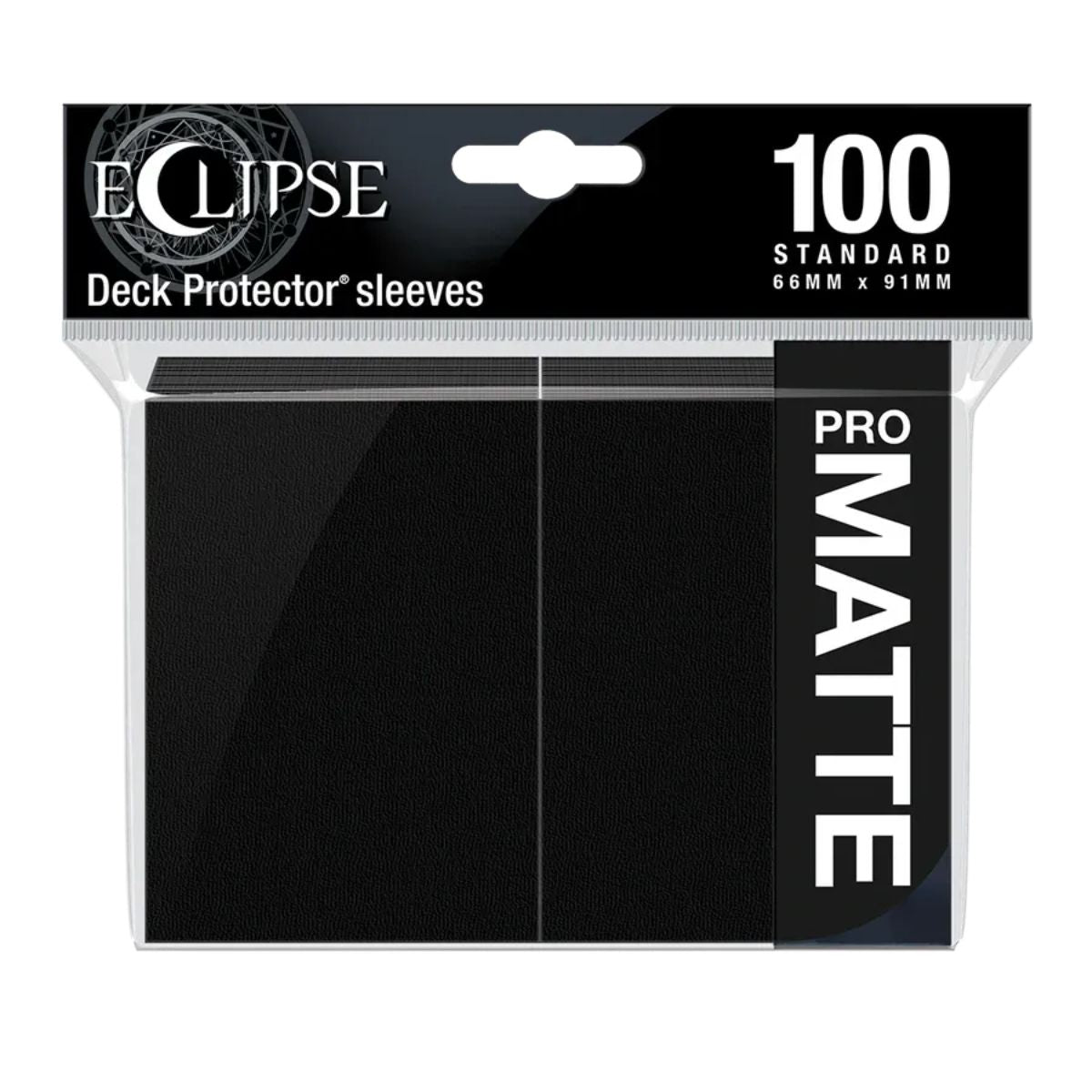 Ultra Pro Eclipse Matte Standard Deck Protector Sleeves (100ct) Stil Jet Black