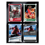 Ultra Pro One-Touch Magnetic 4-Card Holder Black Border UV 35pt