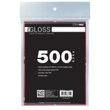 Ultra Pro PRO-Gloss Standard Deck Protector Sleeves Bundle 500ct Red