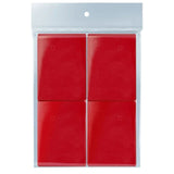 Ultra Pro PRO-Gloss Standard Deck Protector Sleeves Bundle 500ct Red