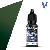 Vallejo Amber Green 18 ml - True Metallic Metal Shade