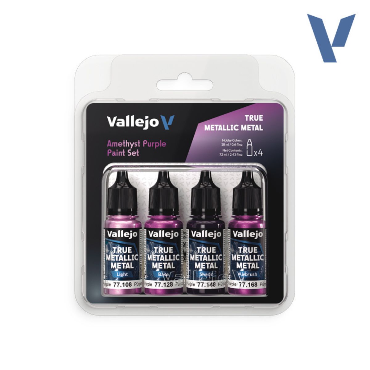 Vallejo Amethyst Purple - True Metallic Metal Paint Set