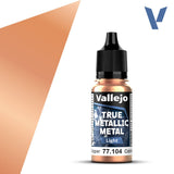 Vallejo Ancient Copper 18 ml - True Metallic Metal Light