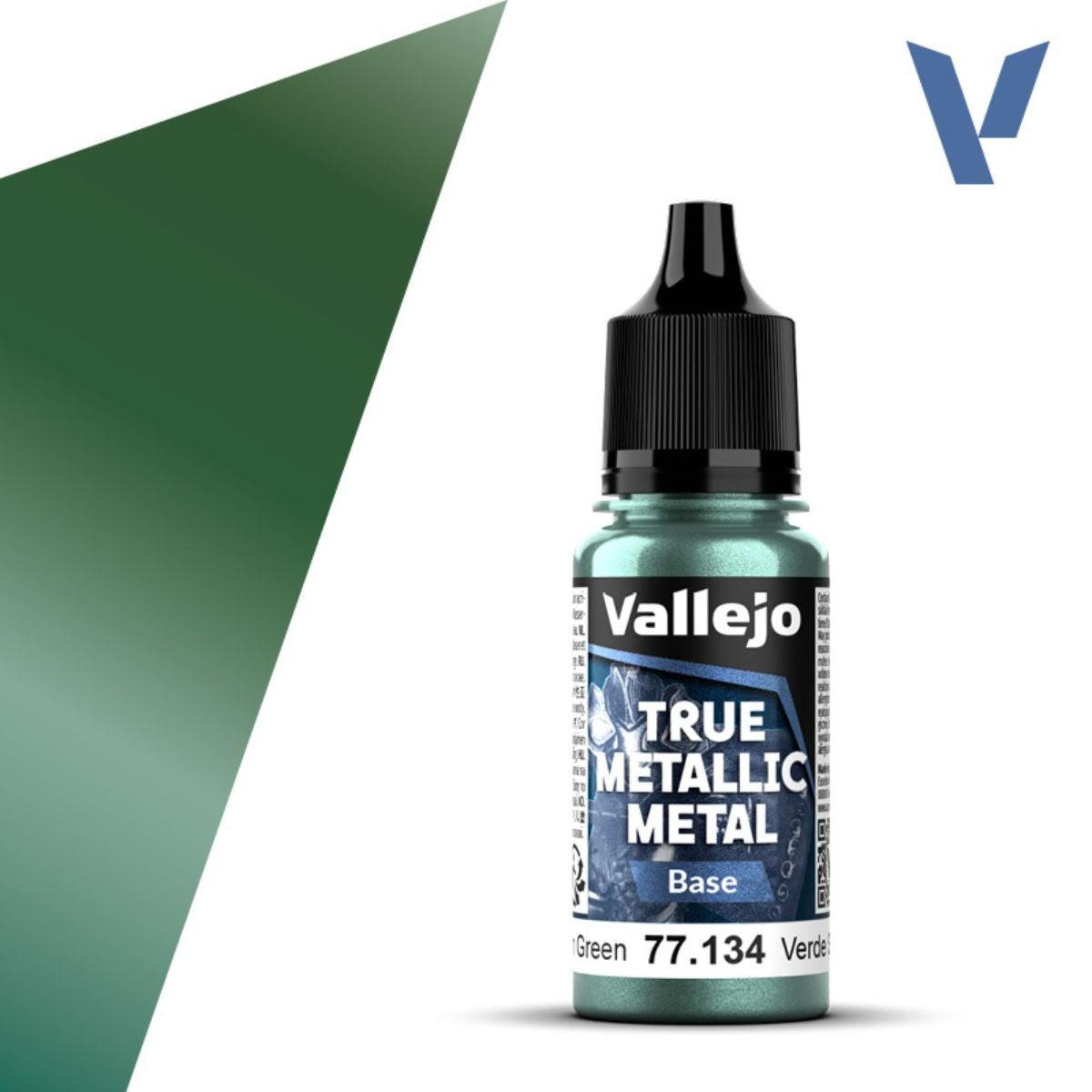 Vallejo Dusken Green 18 ml - True Metallic Metal Base
