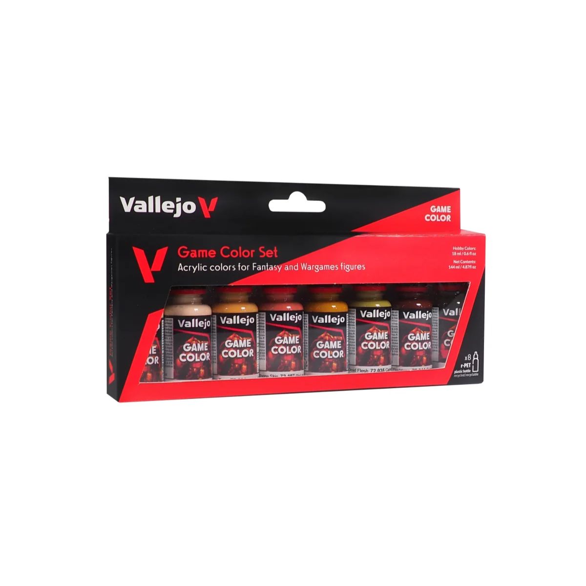 Vallejo Game Color Skin Tone Set (8 x 18ml)