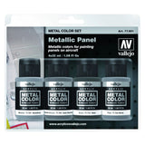Vallejo Metal Color Metallic Panel Set (4)