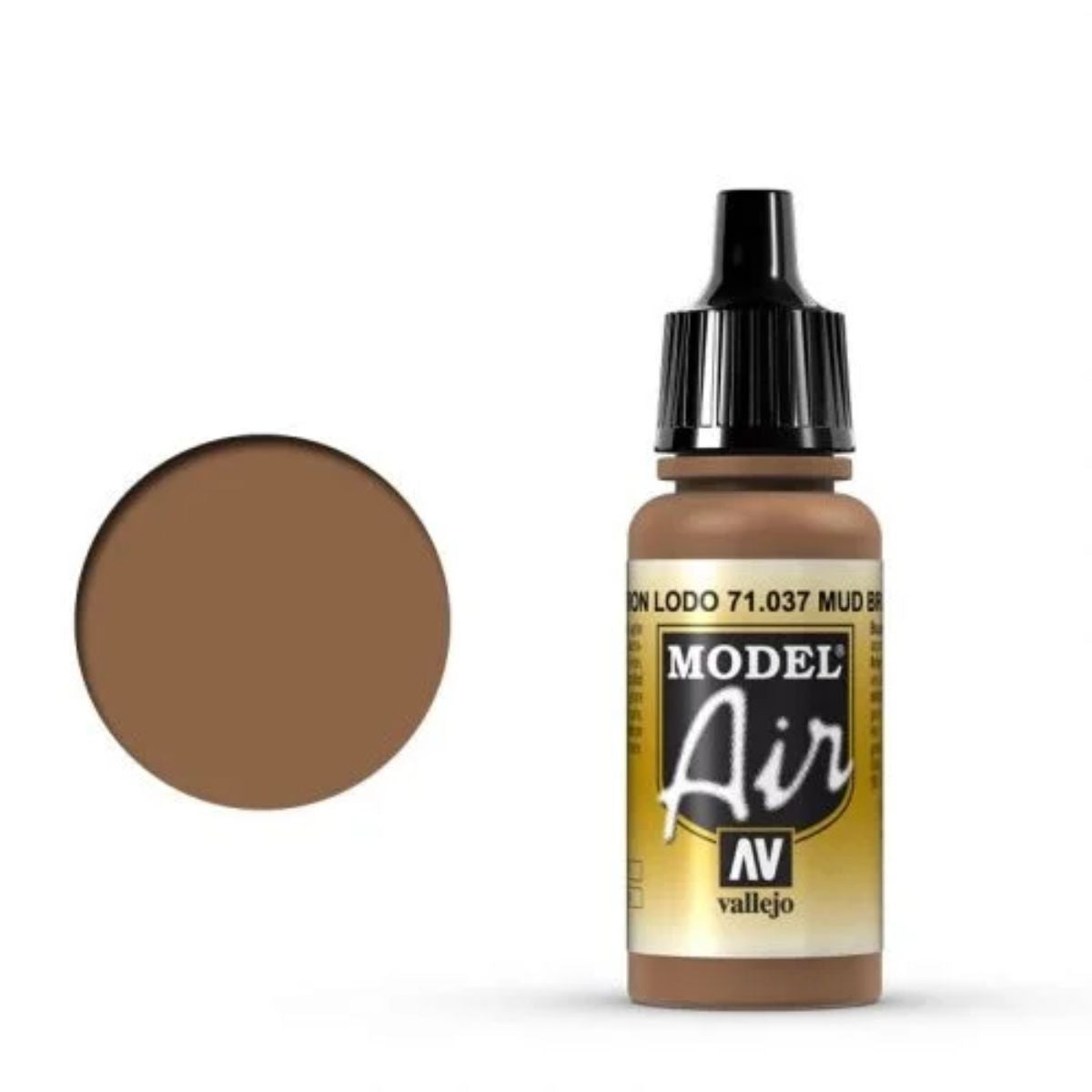 Vallejo Model Air 037 Mud Brown (17 ml)