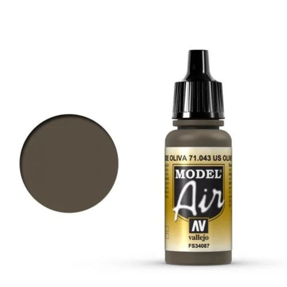 Vallejo Model Air 043 US Olive Drab (17 ml)