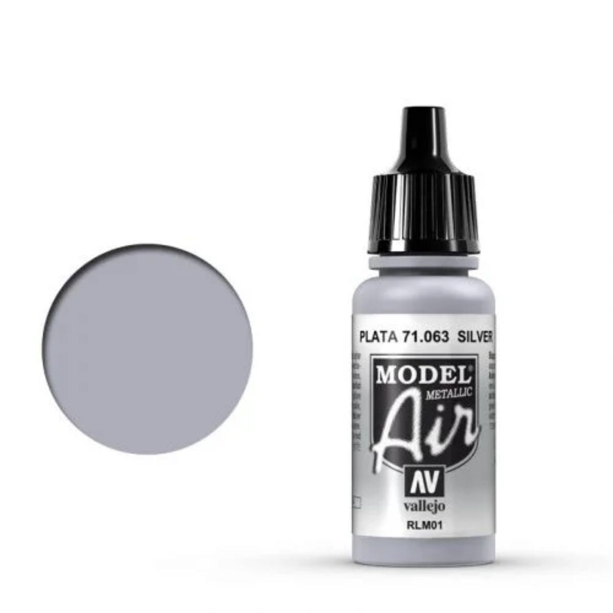 Vallejo Model Air 063 Silver (17 ml)