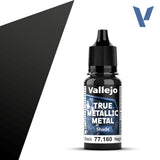 Vallejo Obsidian Black 18 ml - True Metallic Metal Shade