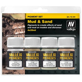 Vallejo Pigment Set "Mud & Sand" (4)