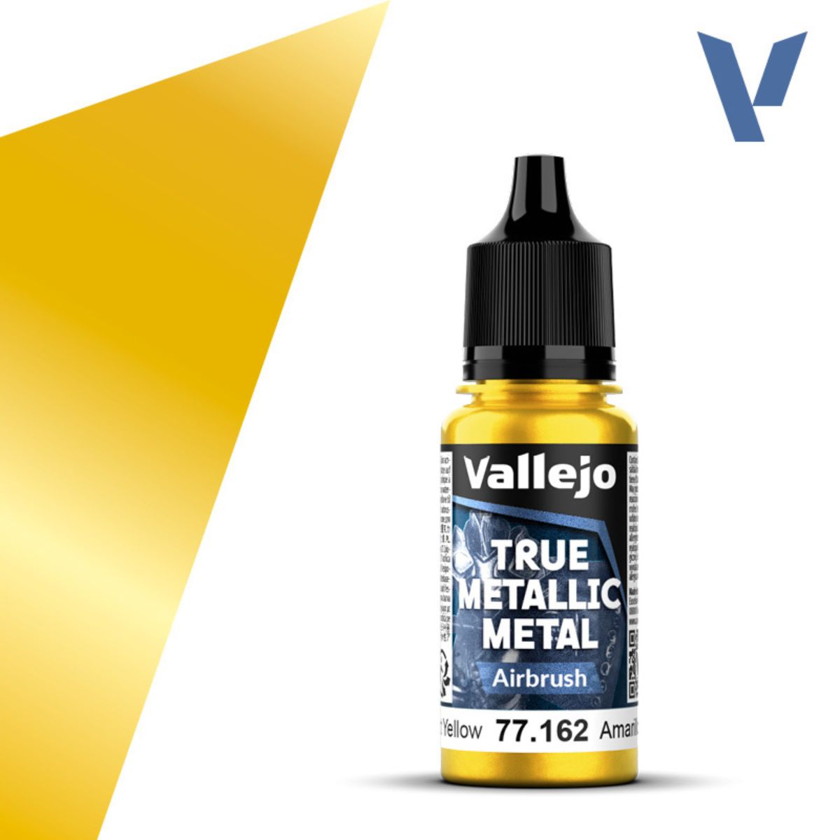 Vallejo Radiant Yellow 18 ml - True Metallic Metal Airbrush