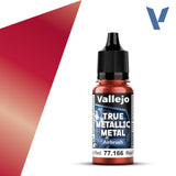 Vallejo Ruby Red 18 ml - True Metallic Metal Airbrush