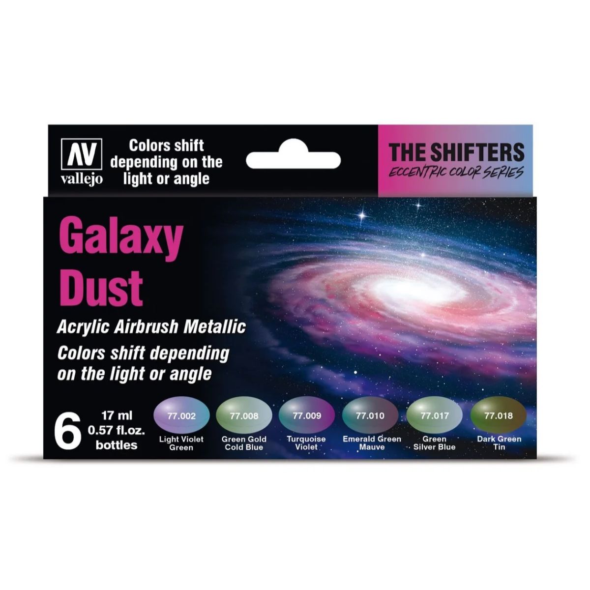 Vallejo Shifters Set Galaxy Dust (6x 17 ml)