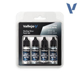 Vallejo Sterling Silver - True Metallic Metal Paint Set