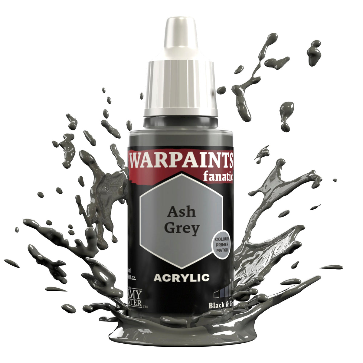 The Army Painter Warpaints Fanatic Ash Grey