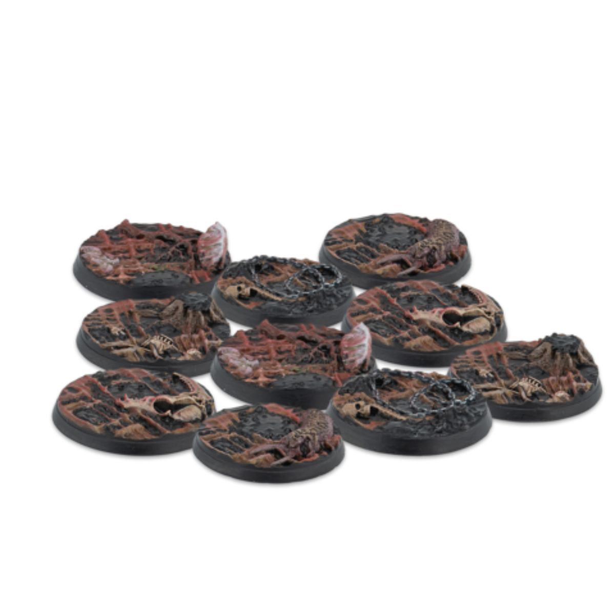 Warcrow 30Mm Scions Of Yaldabaoth Scenery Bases, Alpha Series