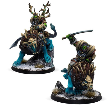 Warcrow Northern Tribes Warg Riders