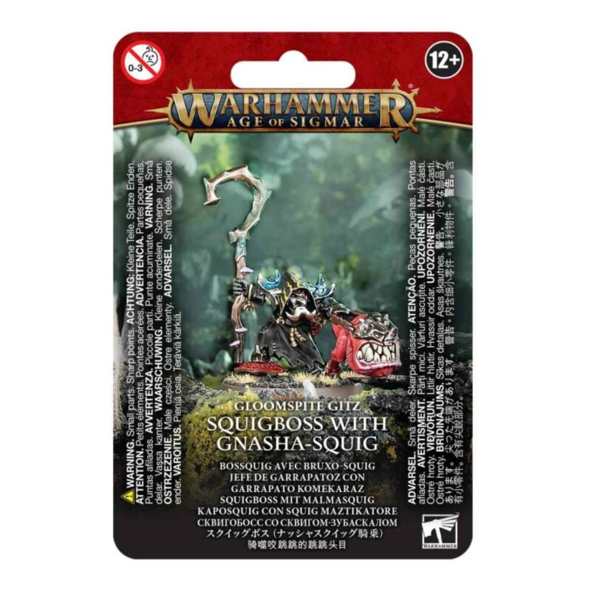 Warhammer Age of Sigmar Gloomspite Gitz Squigboss with Gnasha-Squig