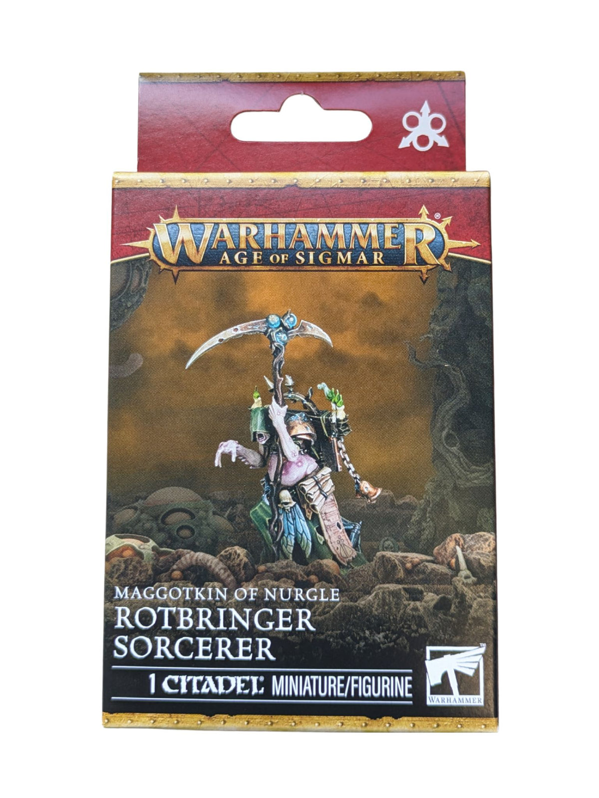 Warhammer Age of Sigmar Maggotkin of Nurgle Rotbringer Sorcerer
